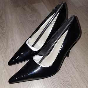 Womens Black Pointed Toe High Heels